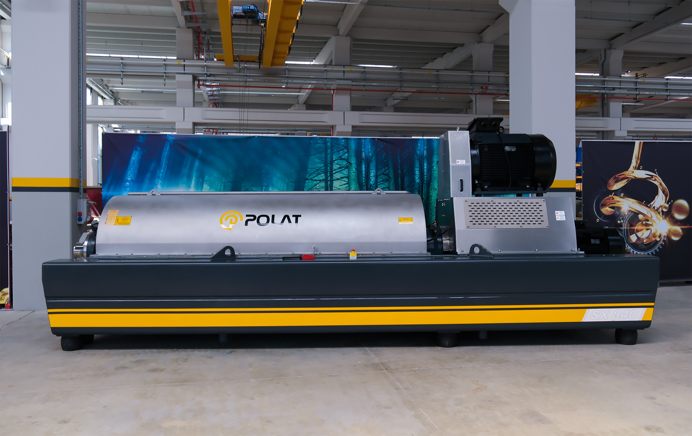 Polat Makina Türkiye'nin en büyük dekantör santrifüjü SX 840’ı piyasaya sundu